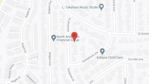 Map of the neighborhood around Somerset Home