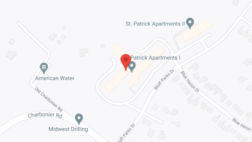 Map of the neighborhood around St Patricks I Apartments
