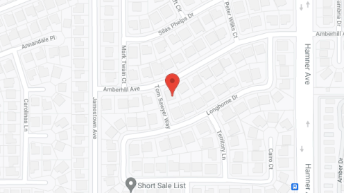 Map of the neighborhood around Amberhill Guest Home