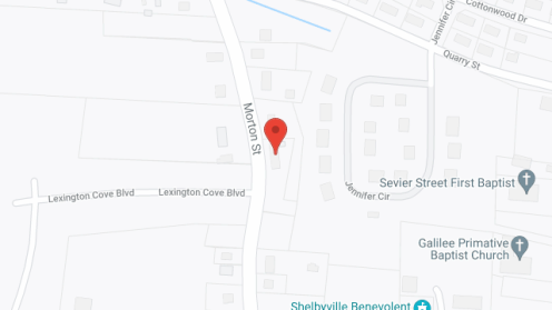 Map of the neighborhood around Candlelite One