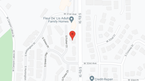Map of the neighborhood around Fleur De Lis II