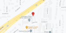 Covington Place Retirement in google map