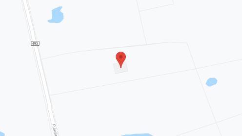 Map of the neighborhood around Fulwiler House