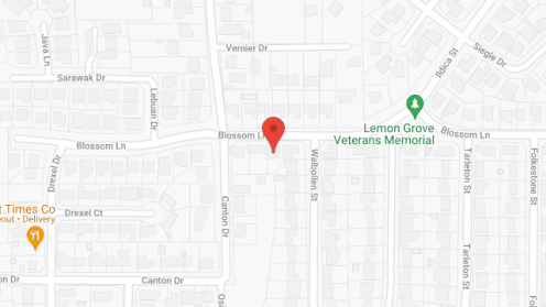 Map of the neighborhood around Blossom Villas