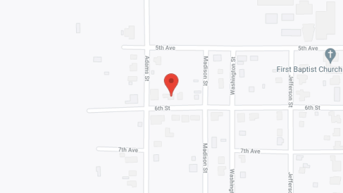 Map of the neighborhood around Extended Family Living