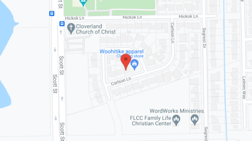 Map of the neighborhood around Tiff's Tender Care