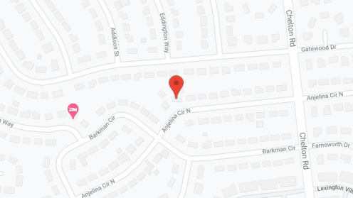 Map of the neighborhood around Hatley Host Home