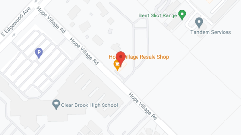 Map of the neighborhood around Hope Village Home