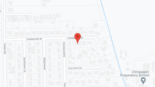 Map of the neighborhood around Golden Age Assisted Living Home