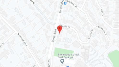 Map of the neighborhood around Brentwood On Sunset