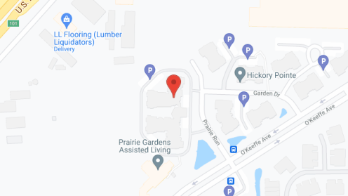 Map of the neighborhood around Regency Place