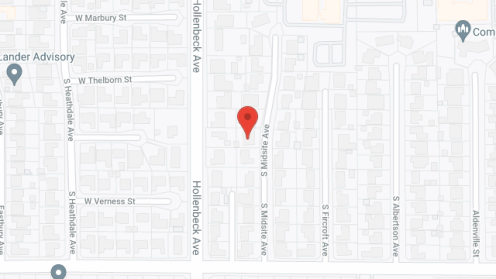 Map of the neighborhood around Villa Kristina