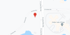 Cedar Lake Village in google map