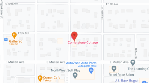 Map of the neighborhood around Hearthstone Village