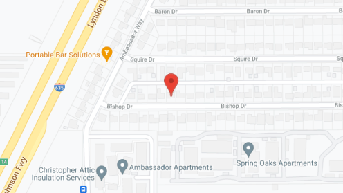 Map of the neighborhood around Gwen's Place Inc.