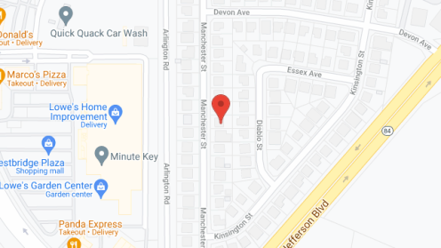 Map of the neighborhood around Hope Haven Care Home