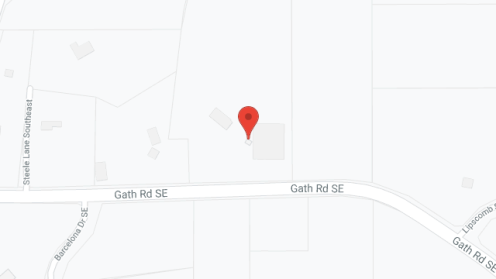 Map of the neighborhood around Oak Hill Sanctuary