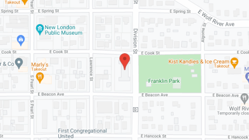 Map of the neighborhood around Franklin Park Apartments