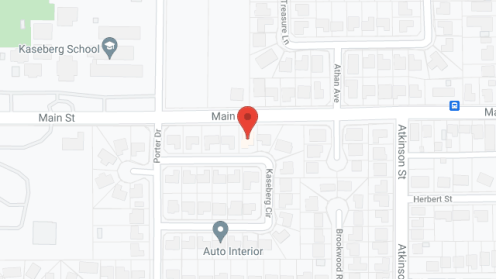 Map of the neighborhood around Sierra Foothill