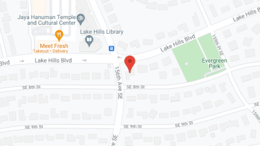 Lake Hills in google map