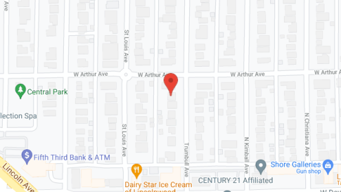 Map of the neighborhood around Serenity Place