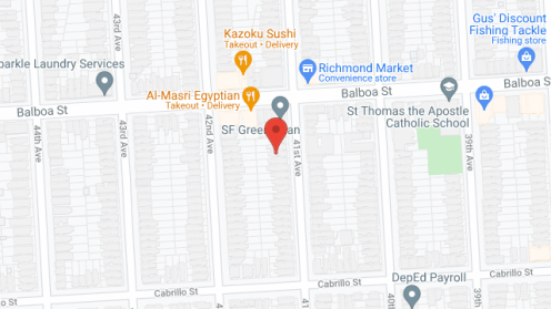 Map of the neighborhood around Foronda Care Home