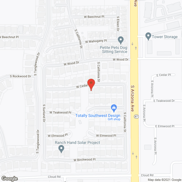 Ana's Haven At Cedar in google map