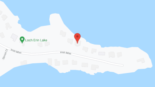 Map of the neighborhood around Lifes Junction