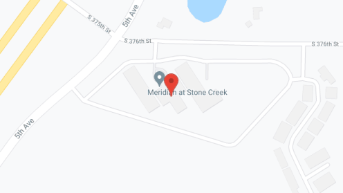 Map of the neighborhood around Stone Ridge Senior Living Community