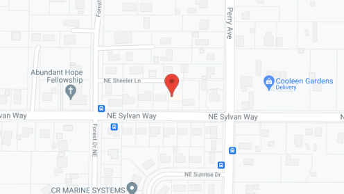 Map of the neighborhood around Terra Bell AFH