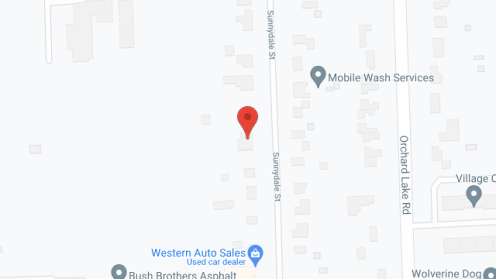 Map of the neighborhood around Tendercare Residential Services