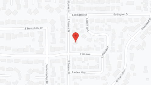 Map of the neighborhood around Concordia Guest Home I
