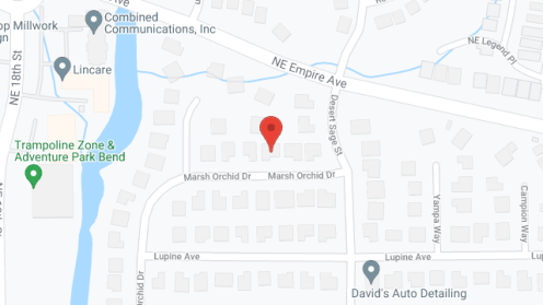 Map of the neighborhood around Terrango Glen Senior Care