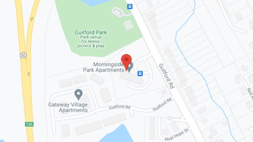 Map of the neighborhood around Morningside Park Apartments