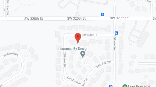 Map of the neighborhood around Evergreen Manor II