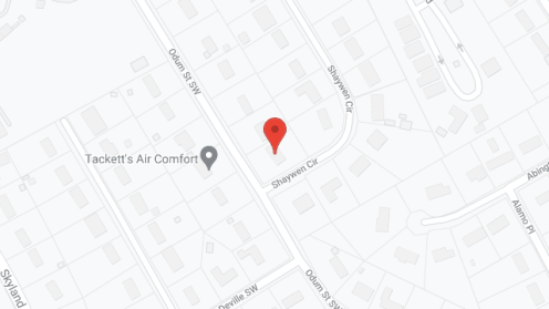 Map of the neighborhood around Caring Hands Cottage