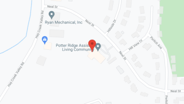 Potter Ridge in google map