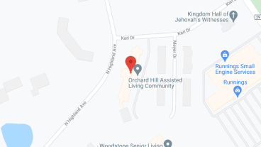 Orchard Hill in google map