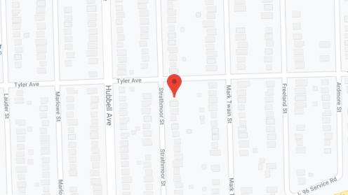 Map of the neighborhood around Strathmoor Manor LLC