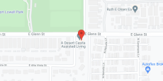 A Desert Casita Assisted Living in google map