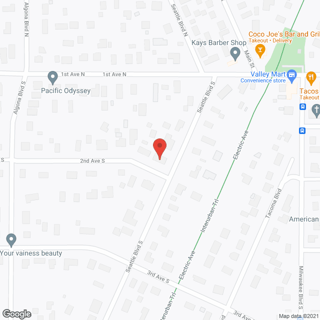 Road to Eden Adult Family Home in google map