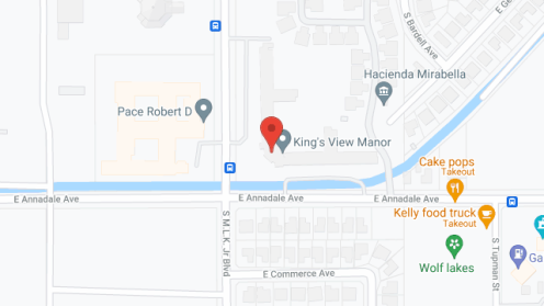 Map of the neighborhood around Kings View Manor