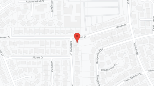 Map of the neighborhood around Springhill Gardens