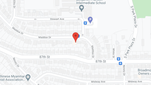 Map of the neighborhood around Paradise Home