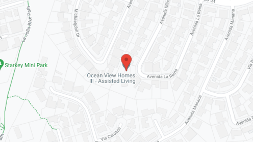 Map of the neighborhood around Ocean View Homes III
