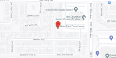New Start Care Home in google map