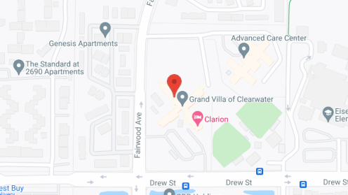 Map of the neighborhood around Summerville at Clearwater