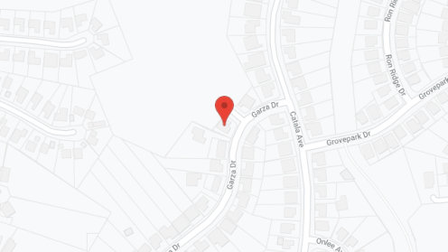 Map of the neighborhood around Bridges of Hope and Love