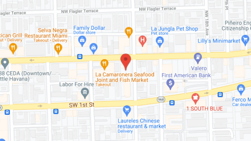 Map of the neighborhood around Arcadia Manor