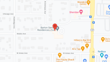 Barton Senior Residences of Zion in google map